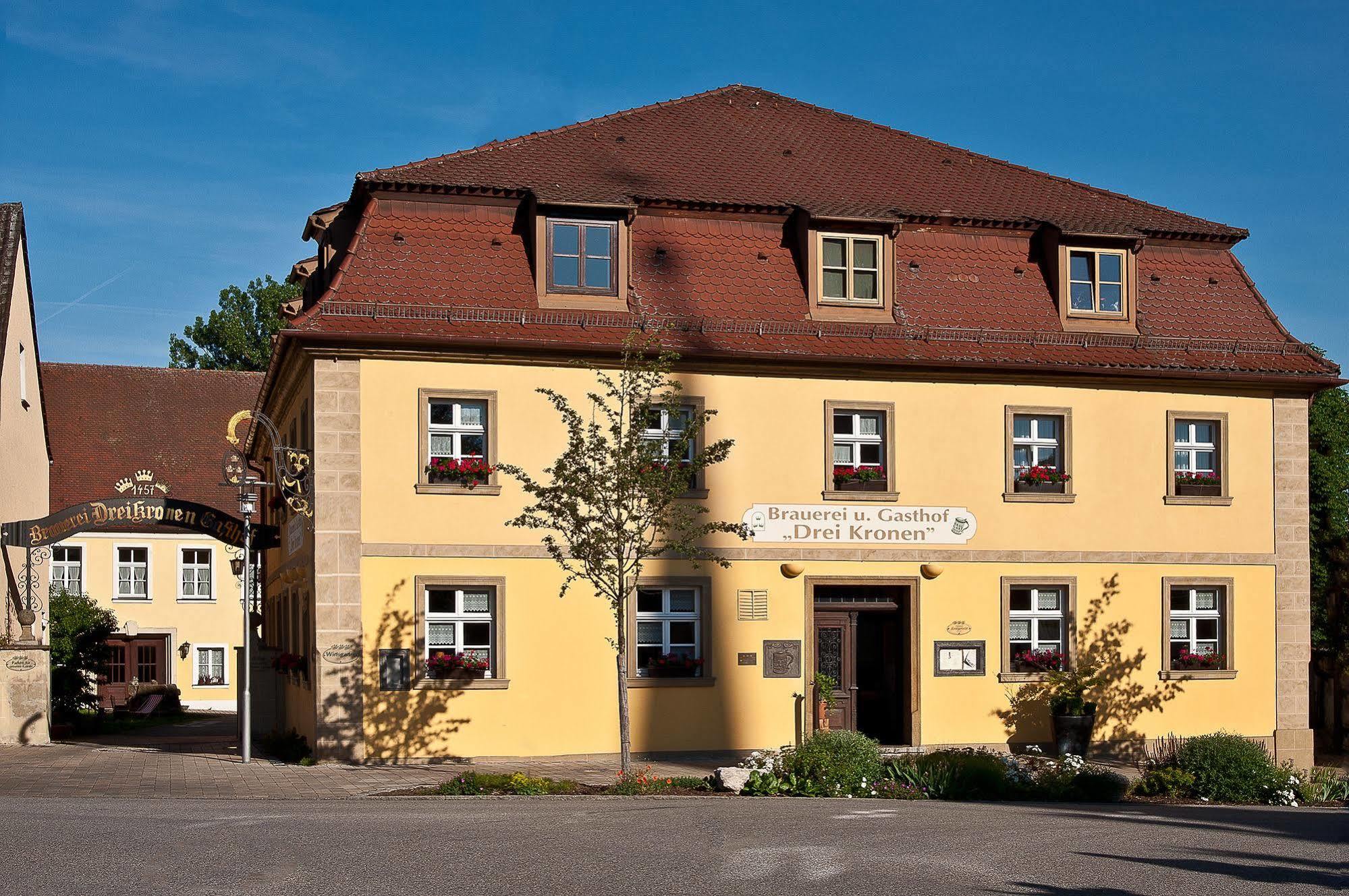 Hotel & Brauereigasthof Drei Kronen Memmelsdorf Exterior photo